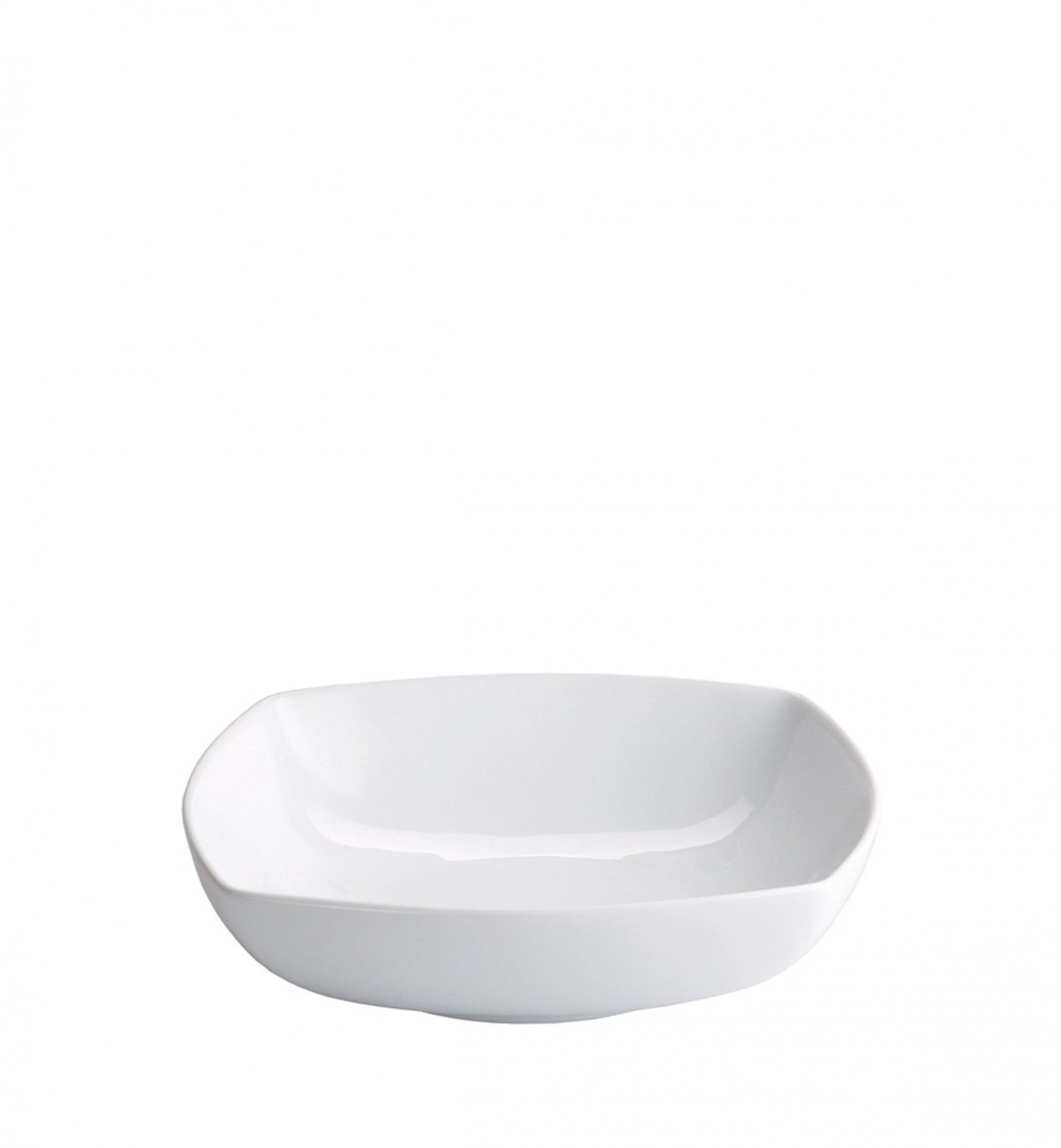 Saladeira Porcelana Kenia Branco 15X15X4.5cm