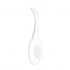 Colher Aperitivo Reutilizvel Fingerfood Branco 12cm Pack 30