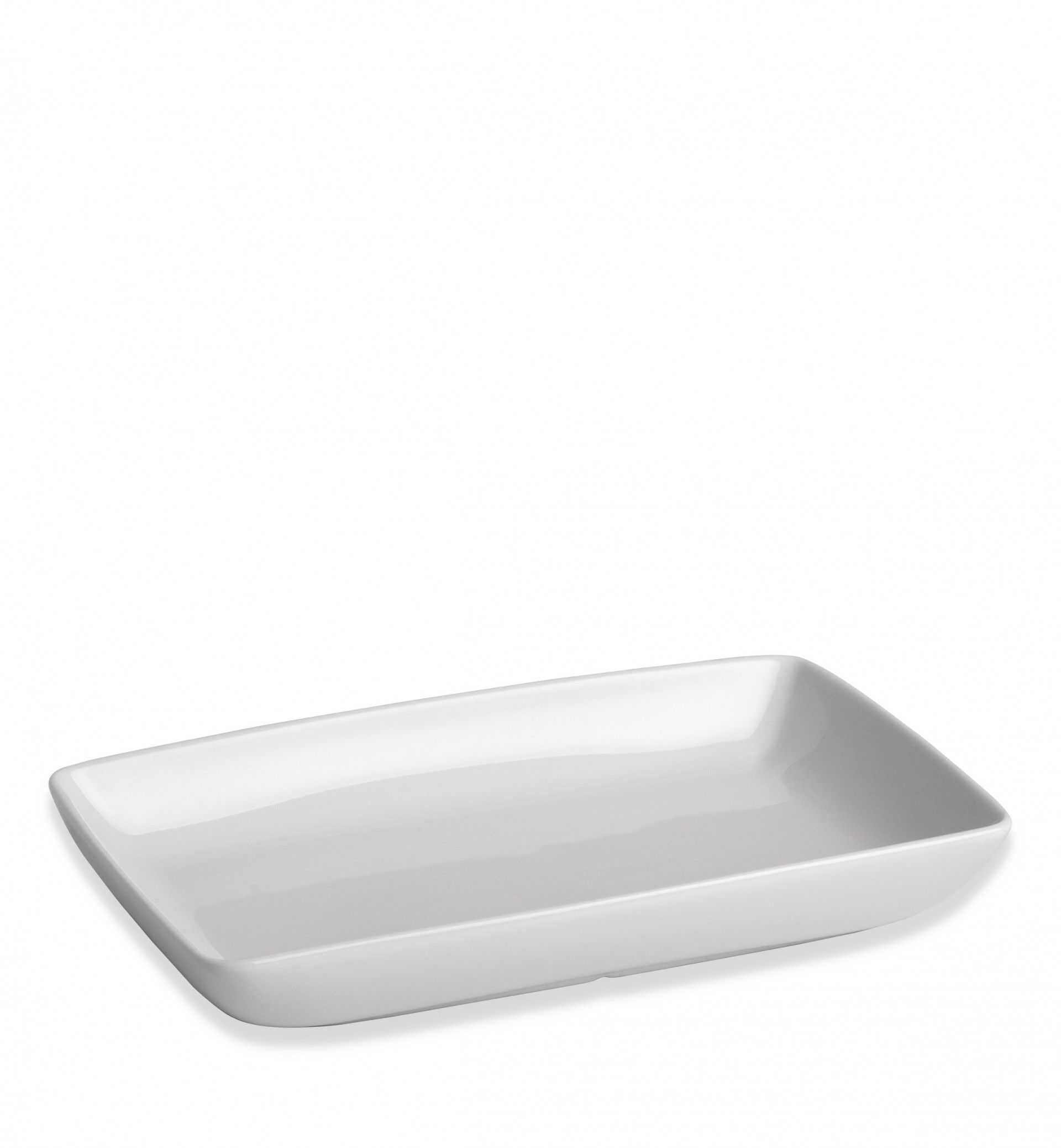 Travessa Porcelana Algarve Branco 21X13X3cm