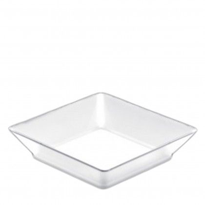 Prato Reutilizvel Fingerfood Mini Branco 45ml Pack 25