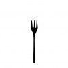 Garfo Reutilizvel Fingerfood Mini Preto 10cm Pack 50