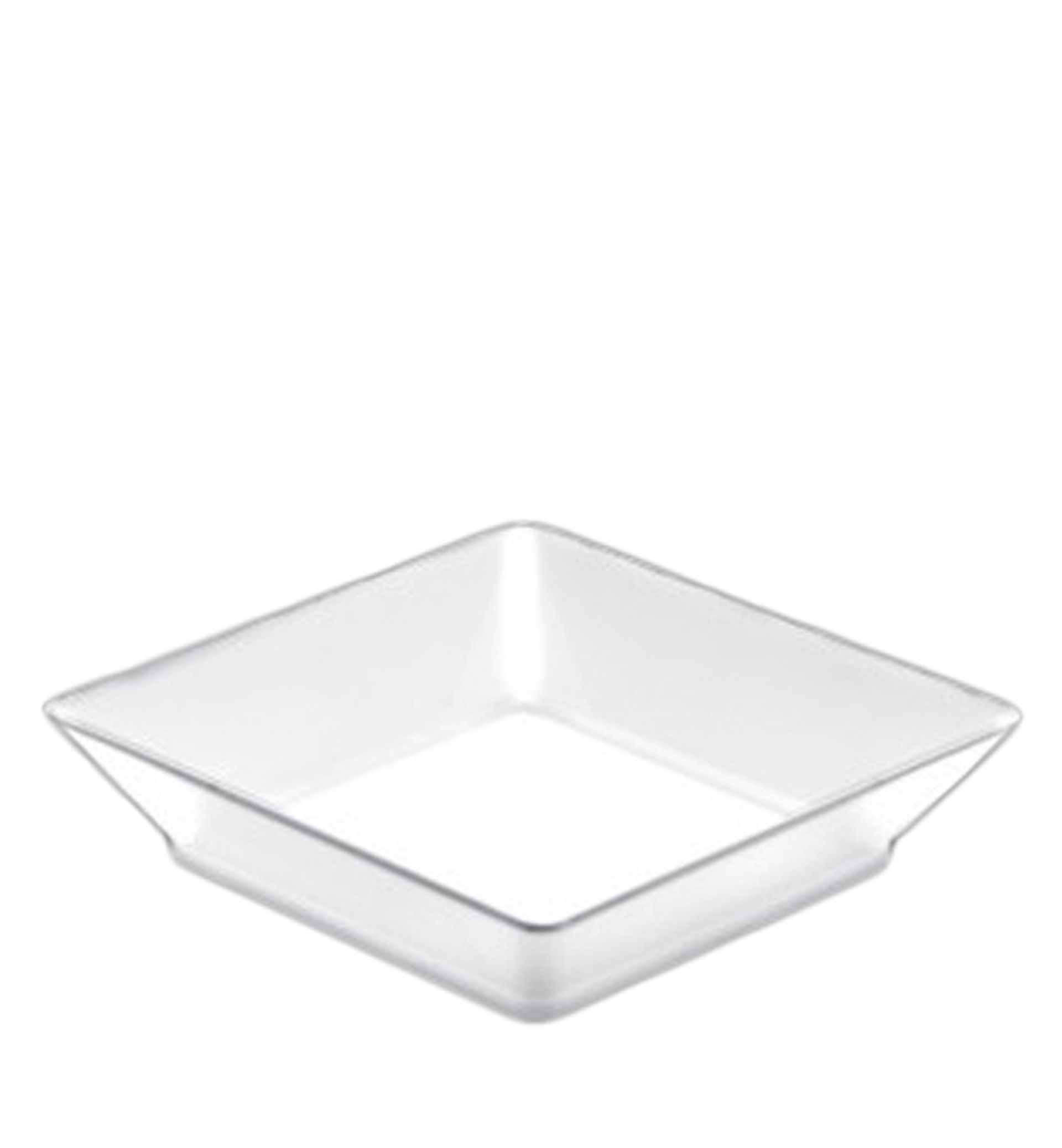 Prato Reutilizável Fingerfood Mini Branco 45ml Pack 25