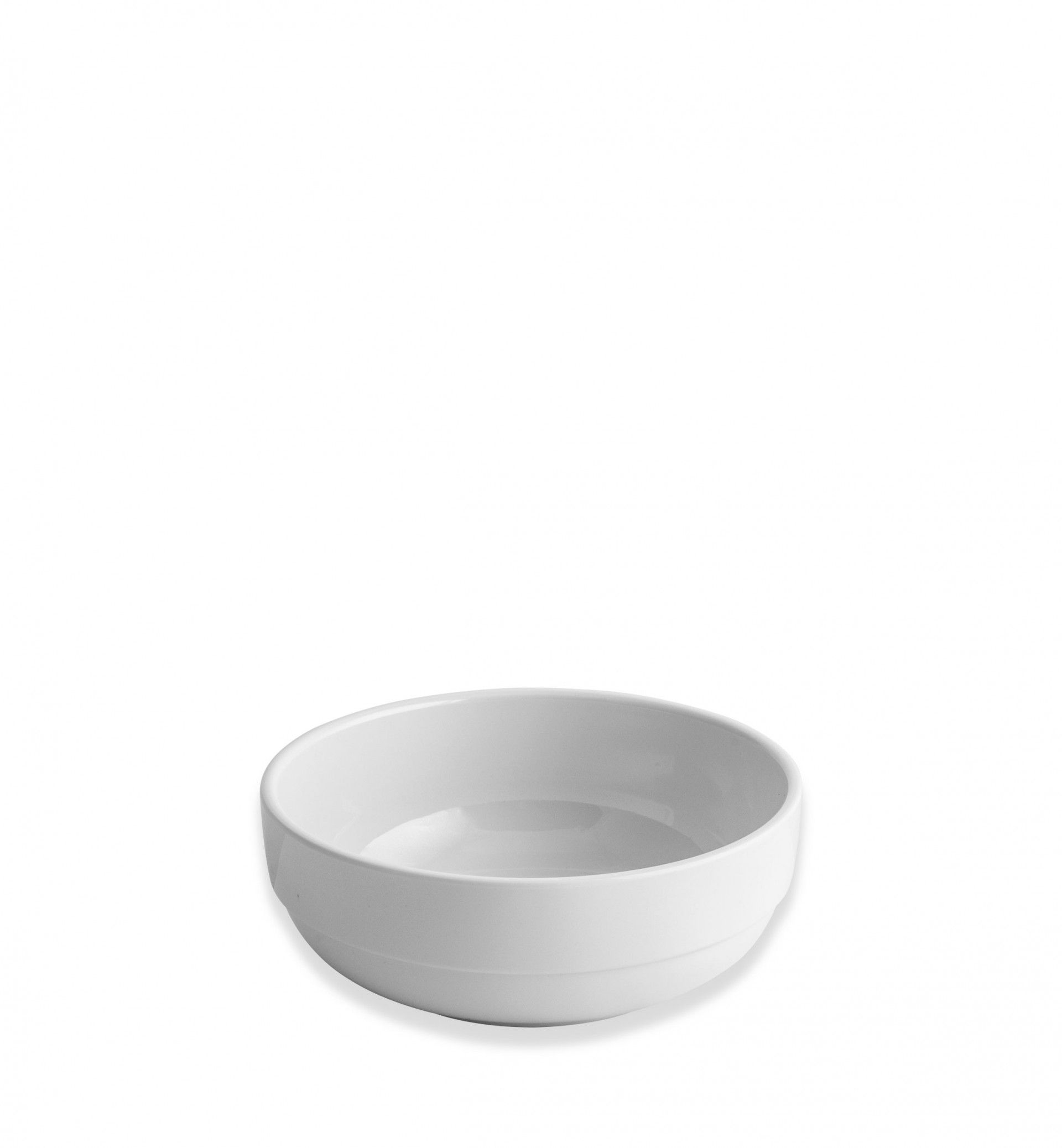 Saladeira Empilhável Melamina Bowl Branco 14X5.5cm
