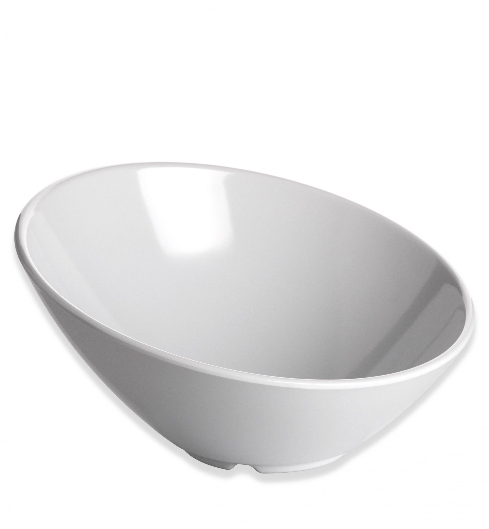 Taça Melamina Trattoria Branco 26.6X13.7cm