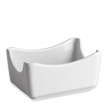 Aucareiro Melamina Ming 7X11X5.5cm Branco