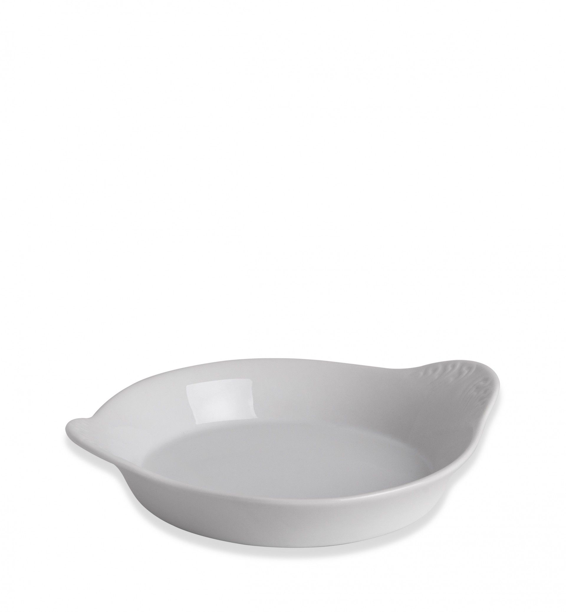 Frigideira com Asas Porcelana Degustacion Branco 17X14.35X3.5cm