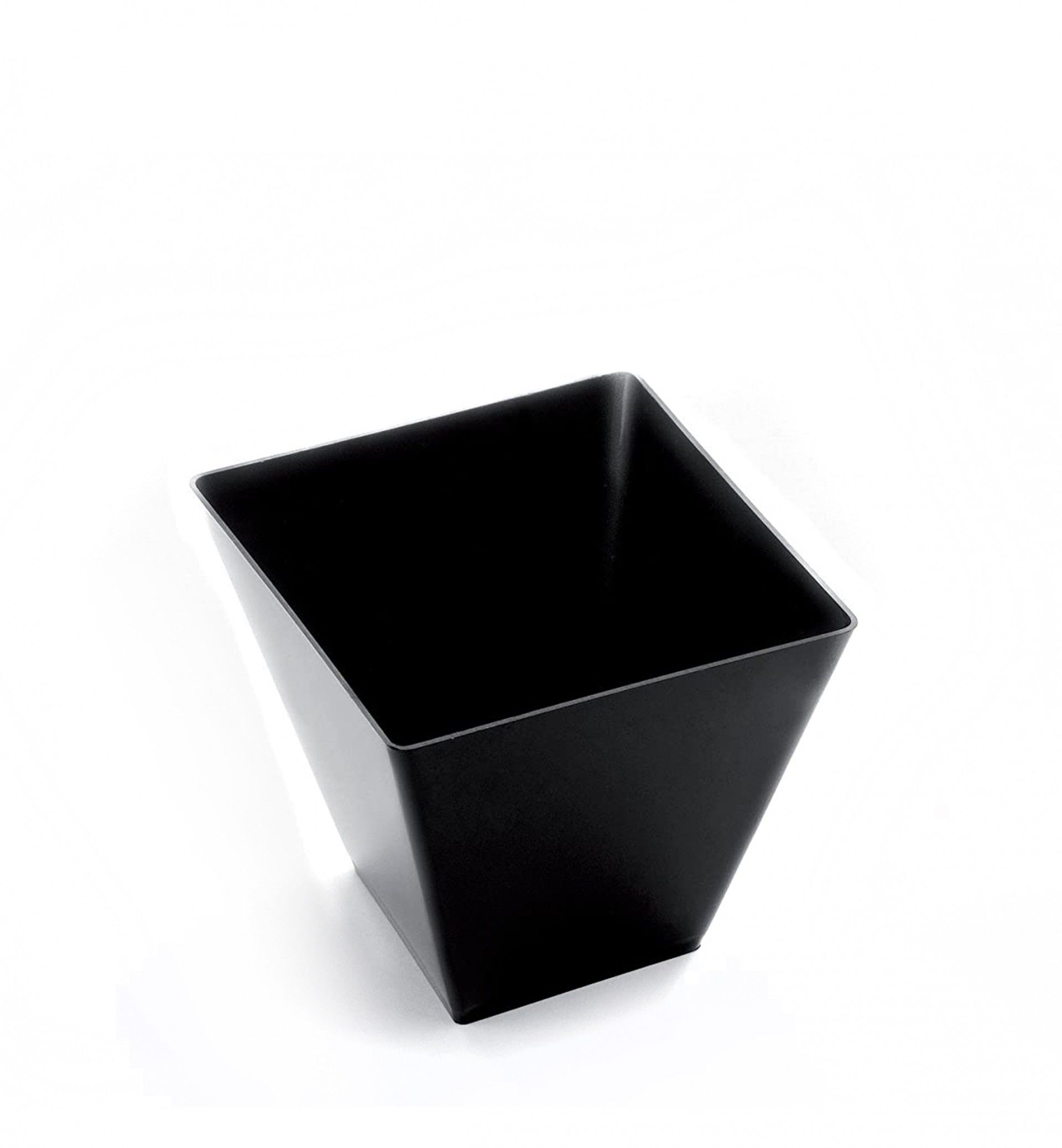 Taça Reutilizável Fingerfood Mini Preto 95ml Pack 25