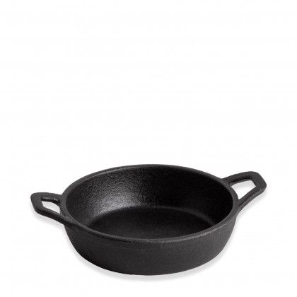 Assadeira Ferro Gourmand Redonda Preto 12.5X3cm