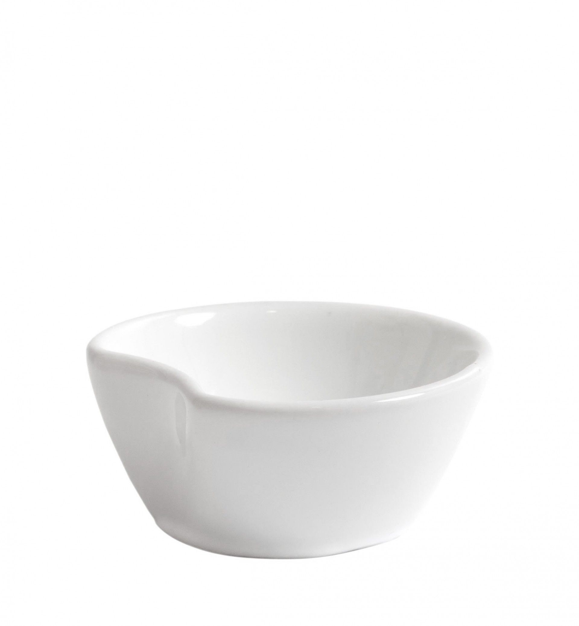 Molheira Porcelana Degustacion Branco 7X3cm
