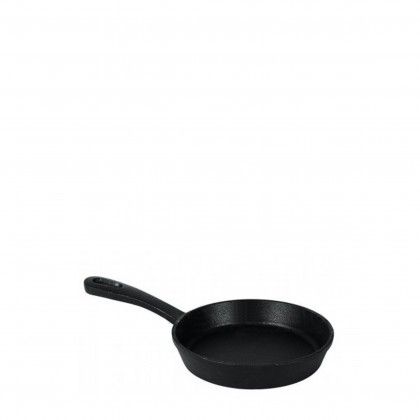 Frigideira Ferro com Cabo Gourmand Preto 13X1.5cm