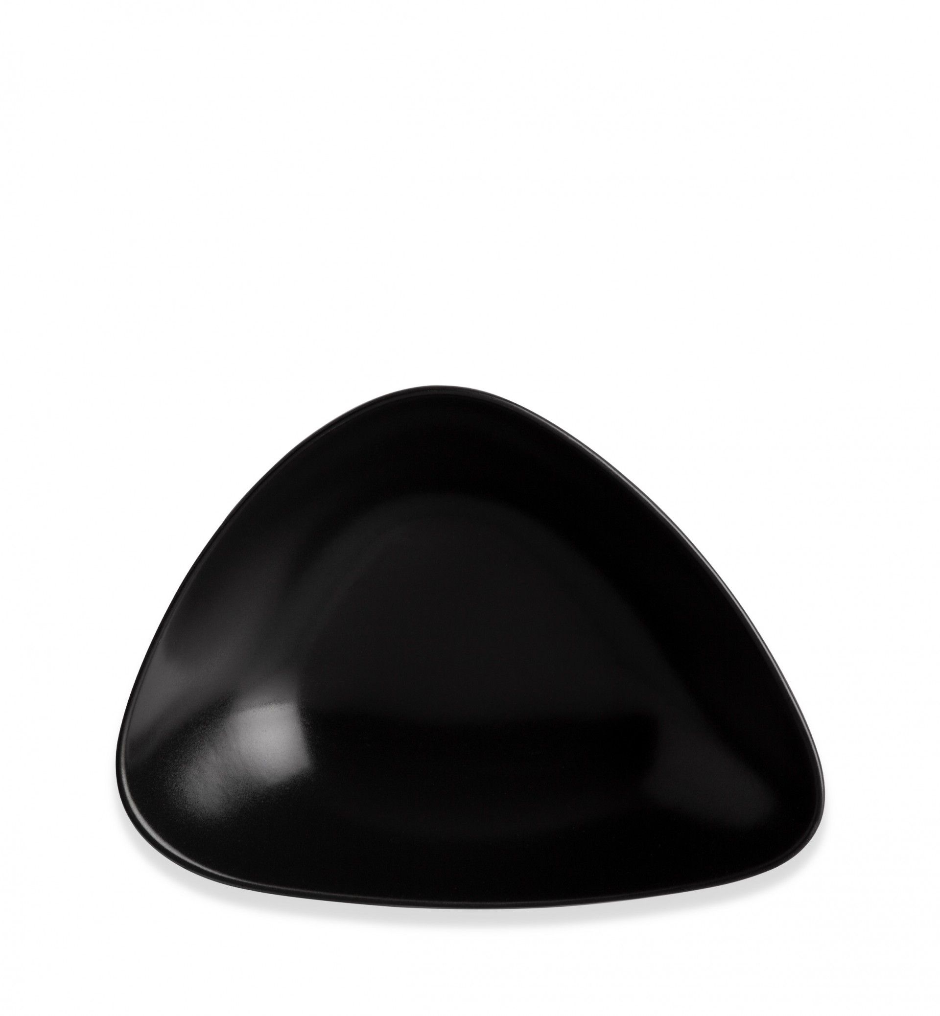 Prato Porcelana Vendome Fundo Preto 24X19X7cm