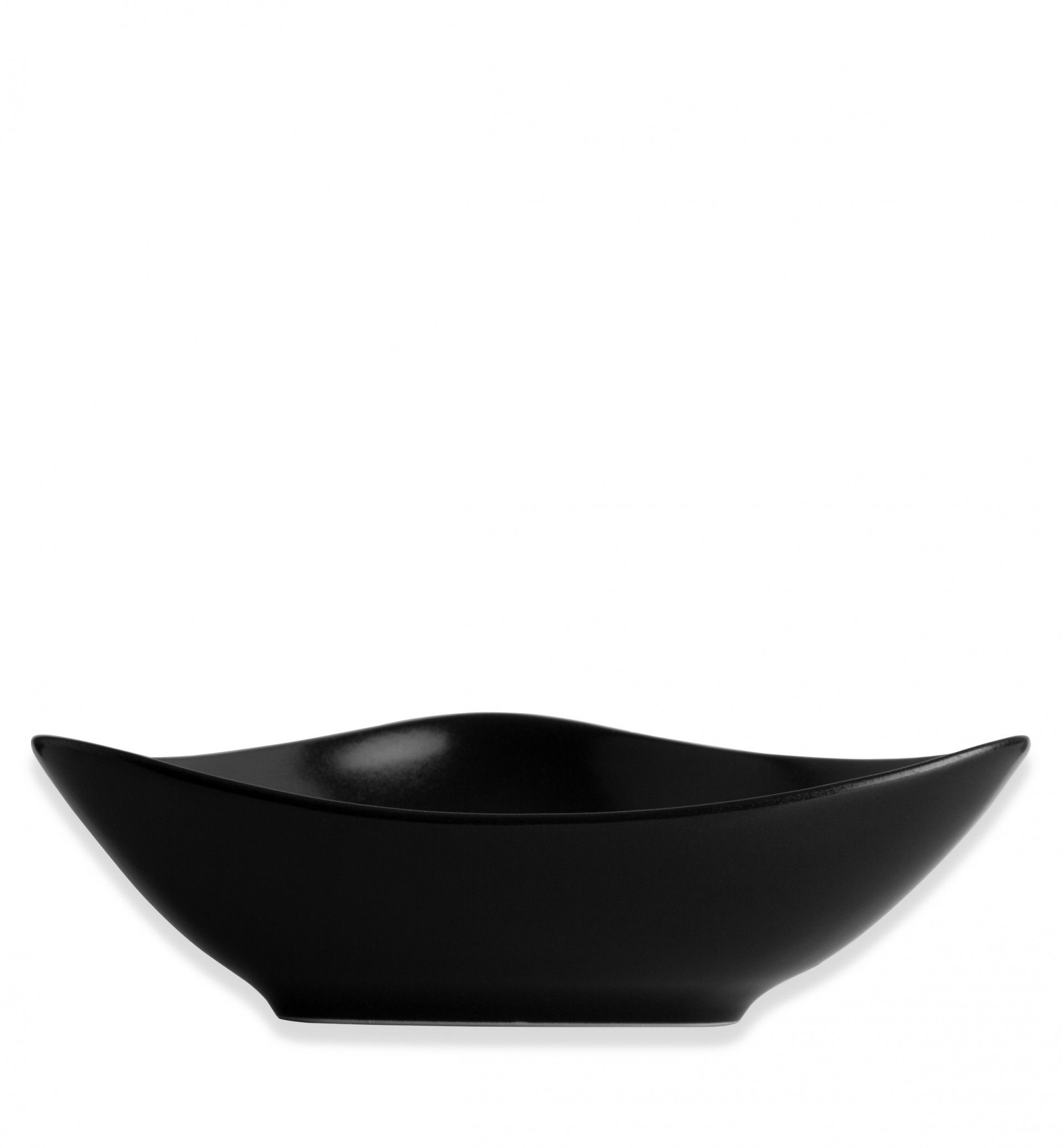 Prato Porcelana Vendome Fundo Preto 24X19X7cm