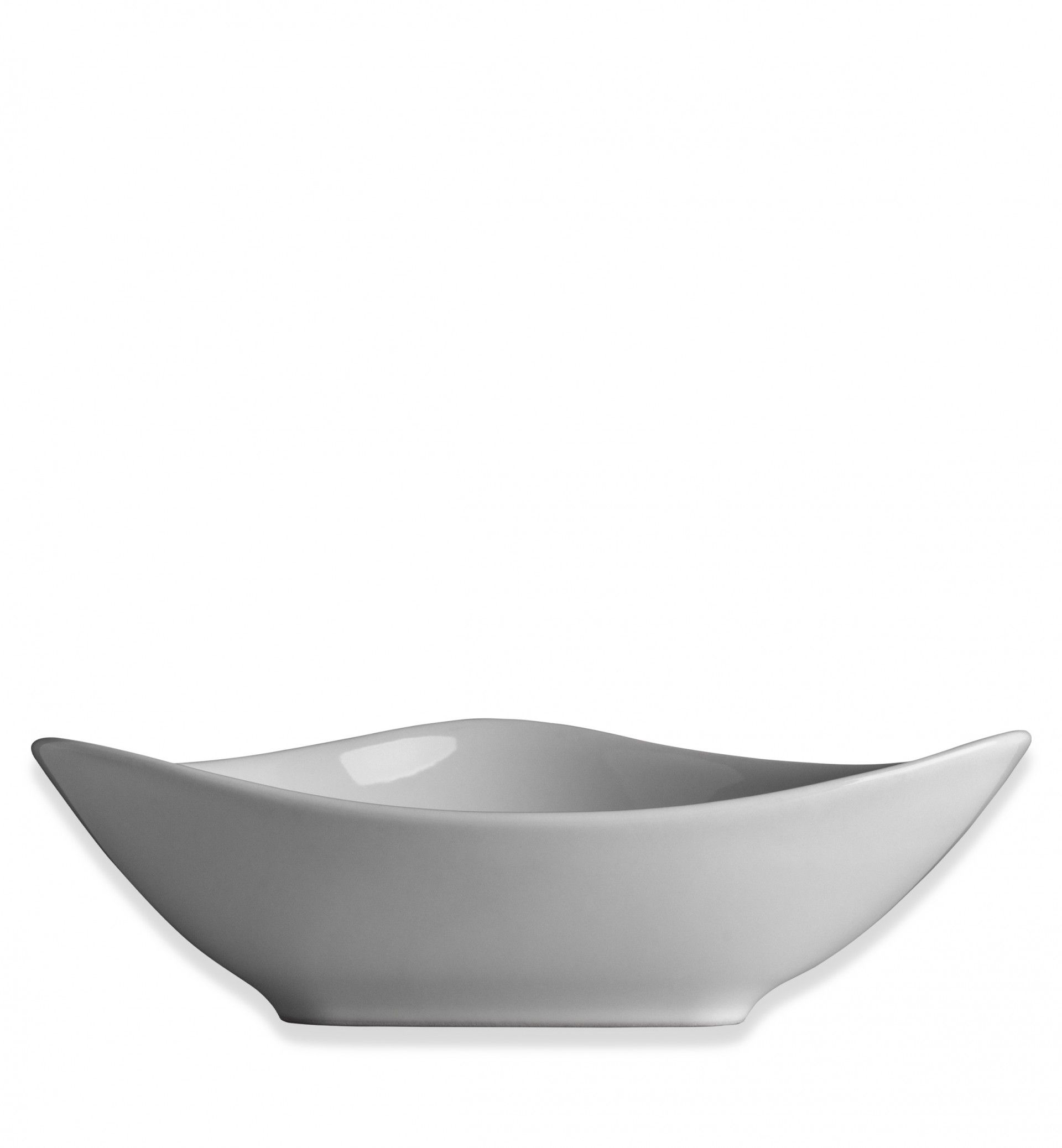 Prato Porcelana Vendome Fundo Bege 24X19X7cm