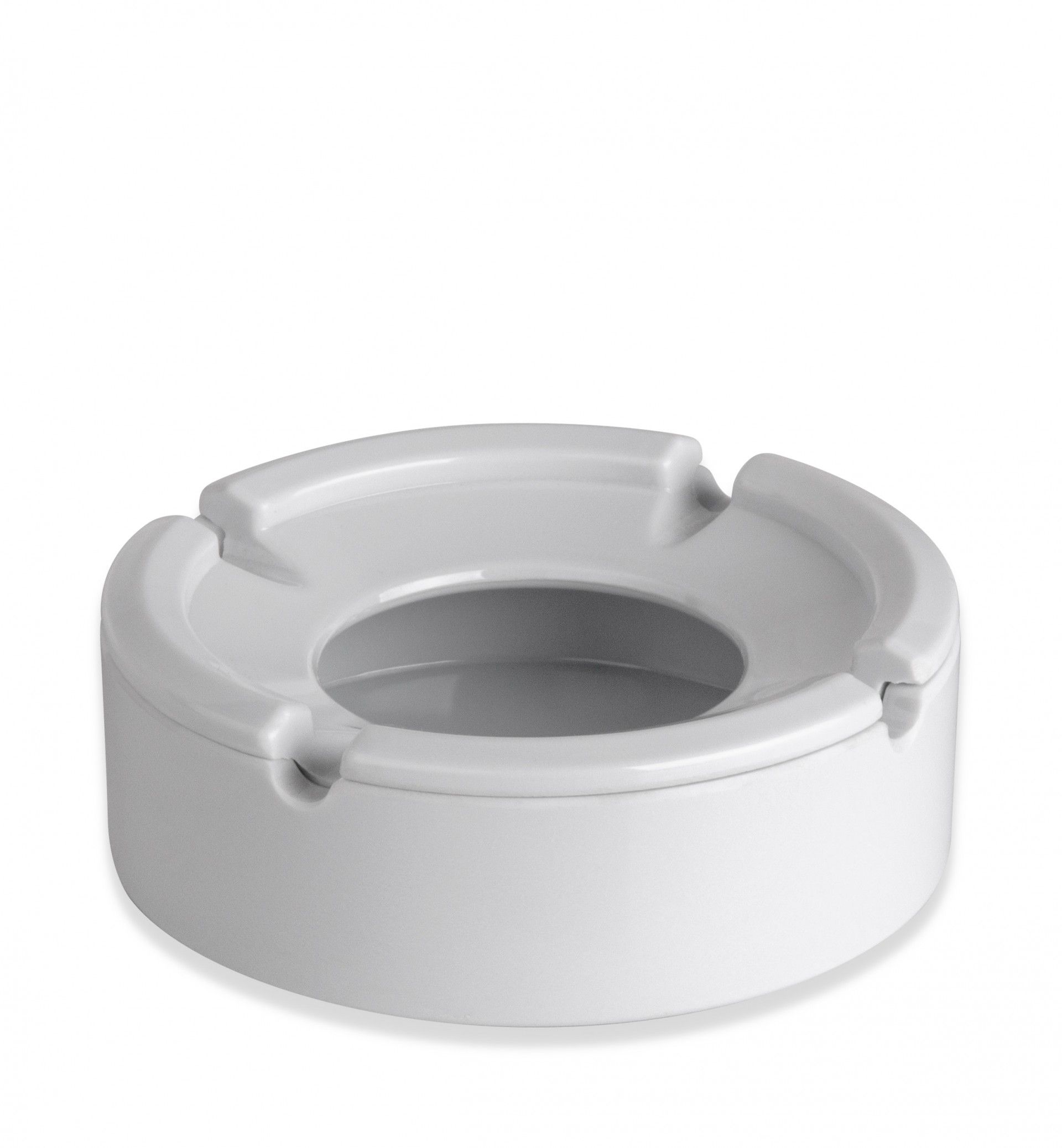 Cinzeiro de Água Melamina Kulsan Branco 10X3.5cm