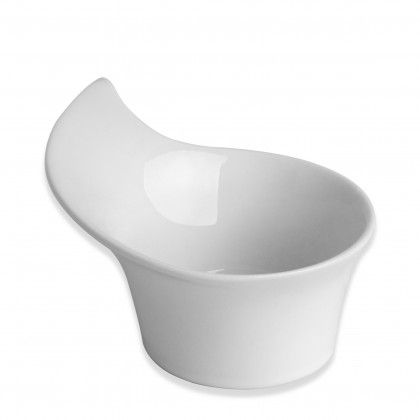 Taça Porcelana Degustacion Branco 5cl 9.5X4cm