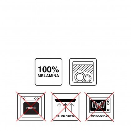 Gn1/3 Container Melamina Branco 32.5X17.6X10cm