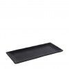 Bandeja Melamina Troya Preto 26X11.5X2cm