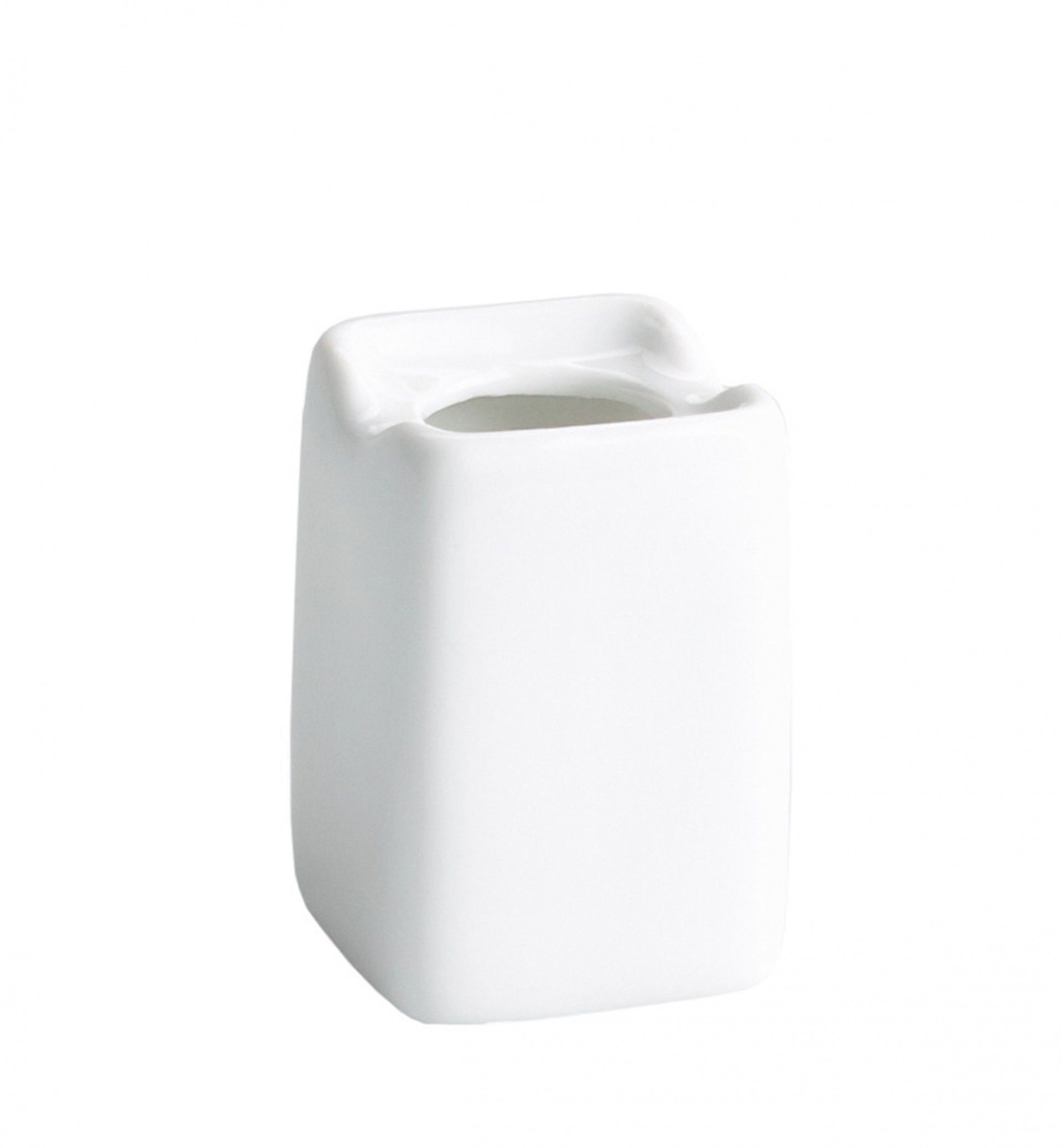 Paliteiro Porcelana Simple Branco 3.5X3.5X5.5cm
