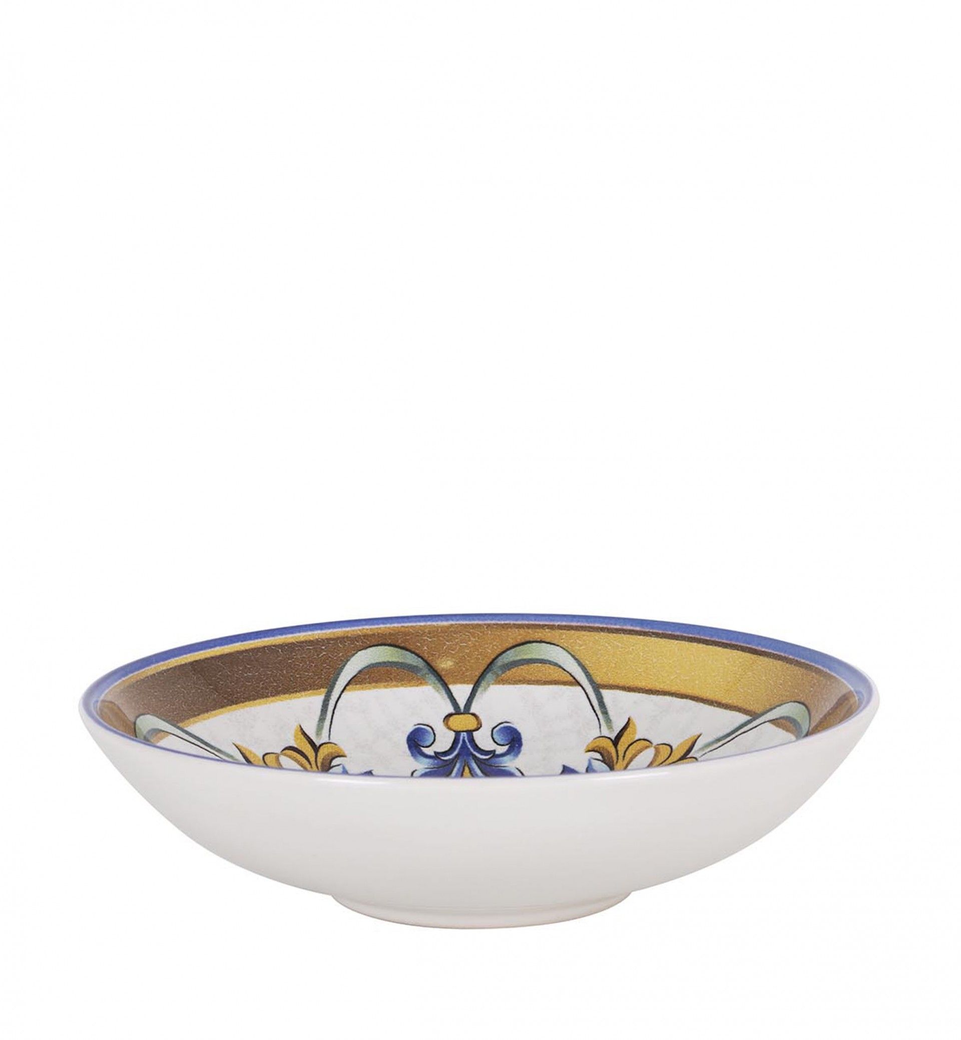 Prato Bizancio Porcelana Fundo Multicor 19.5X5.3cm