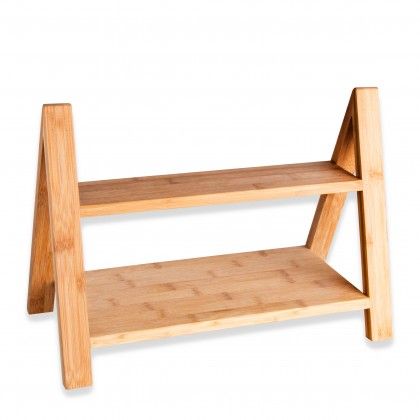 WOOD GN1/3 SUPORTE DUPLO BAMBU 39.7X20.3X18CM B947070