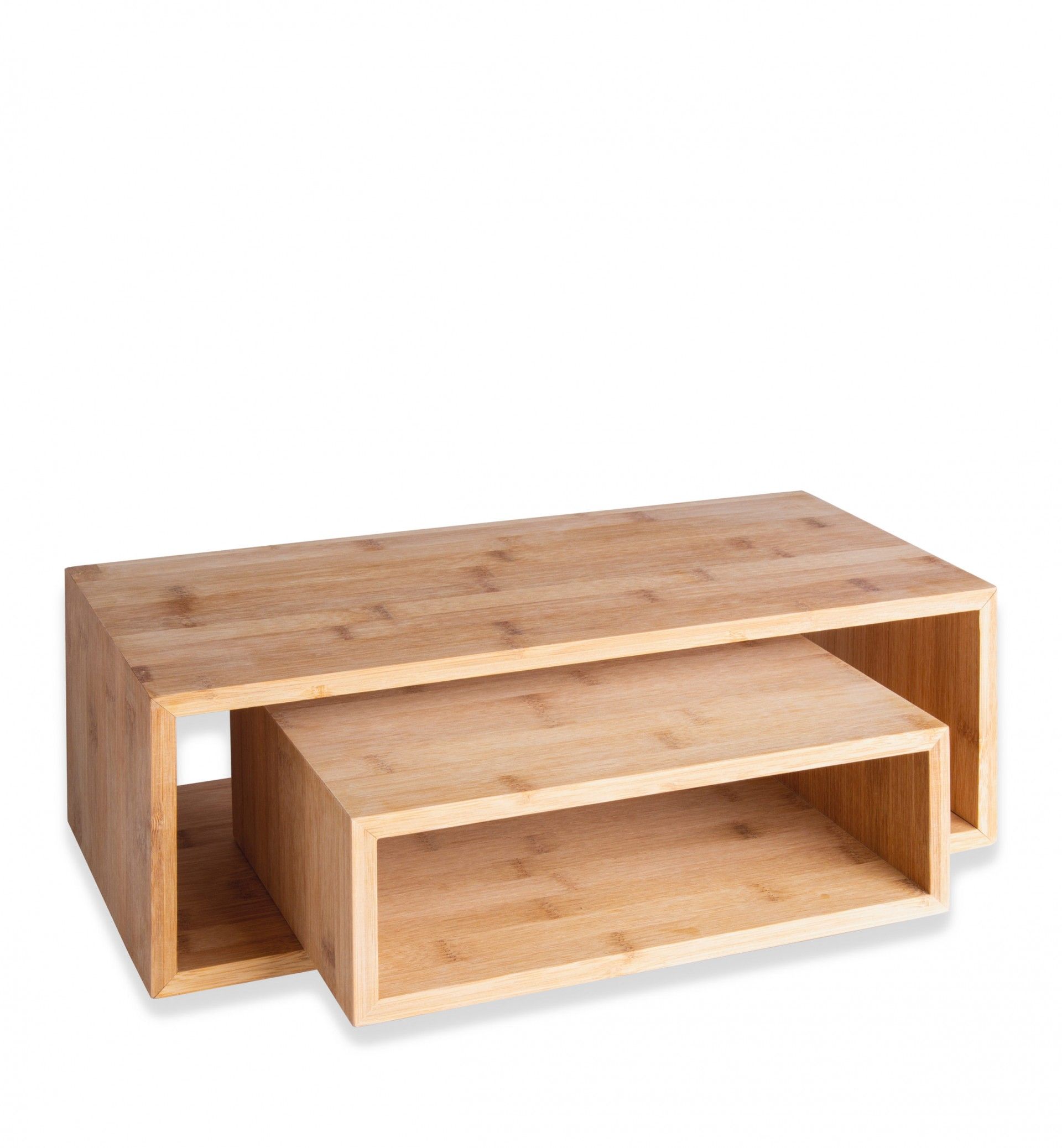 Suporte Bambu Wood Bege 45/30X20cm Pack 2