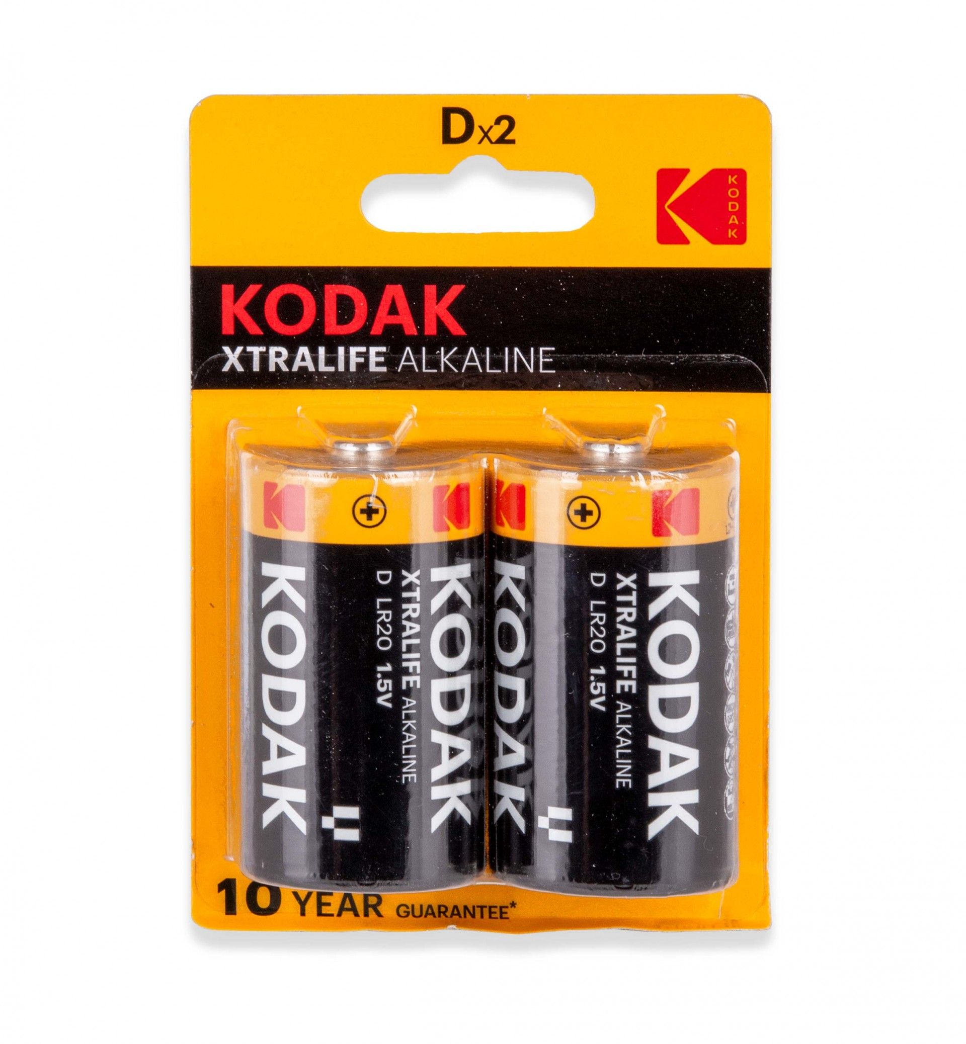 KODAK PILHA XTRALIFE D PACK 2