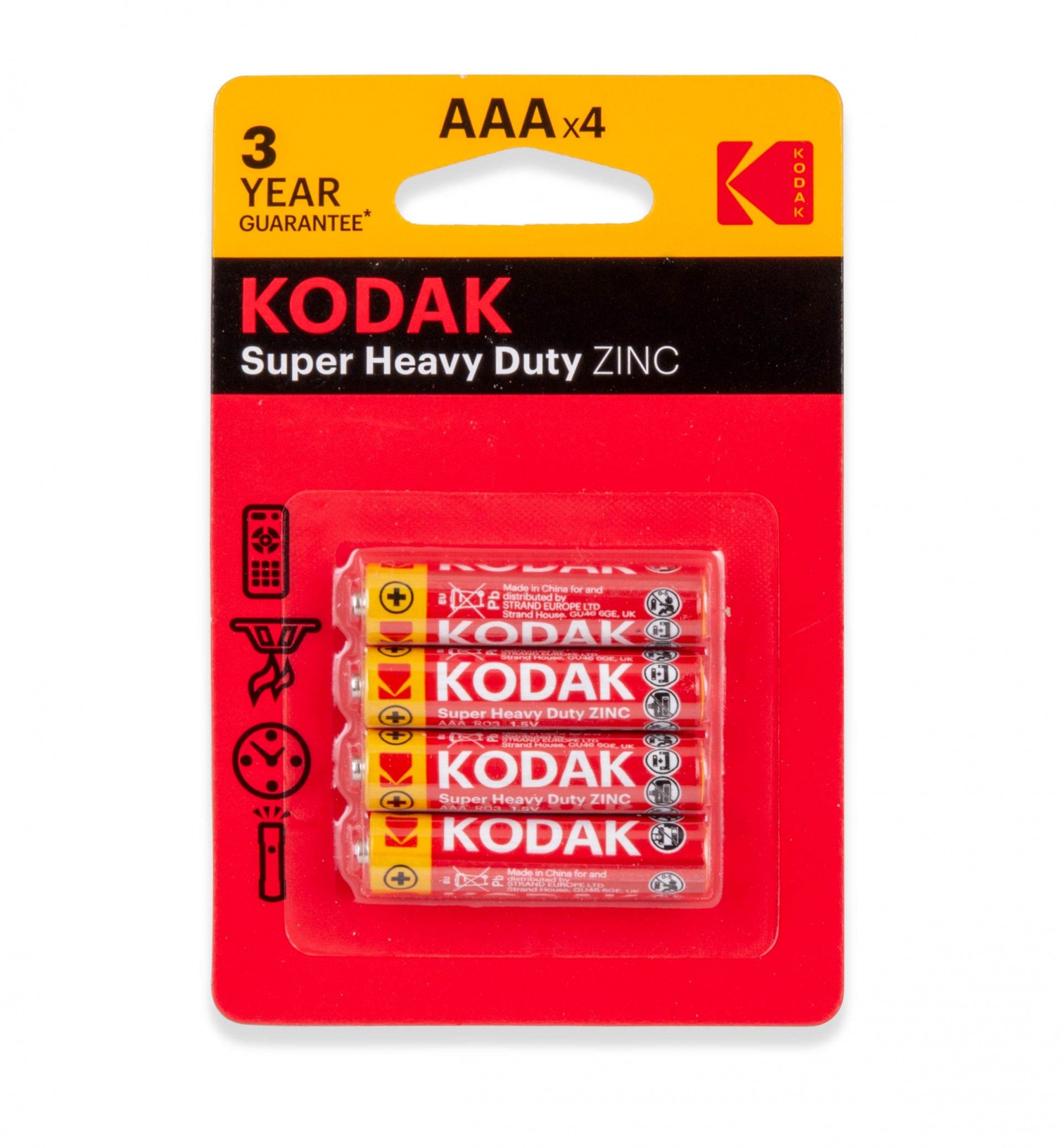 KODAK PILHA SUPER HEAVY DUTY AAA PACK 4