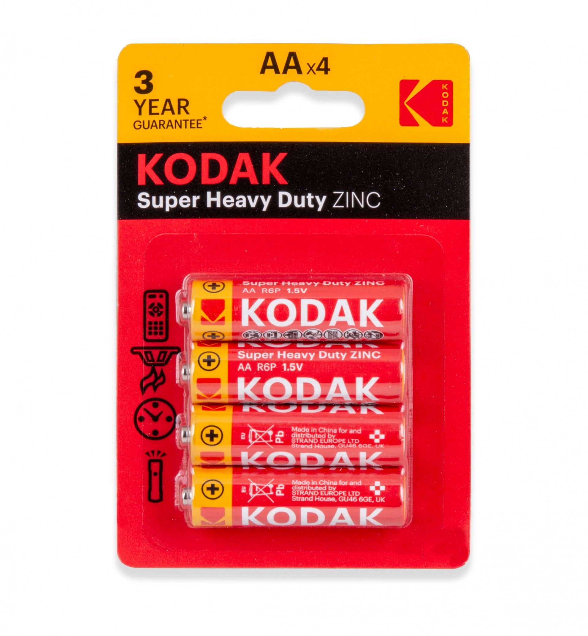 KODAK PILHA SUPER HEAVY DUTY AA PACK 4