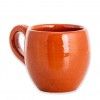 Copo Redondo com Asa Barro Liso 200ml 8cm