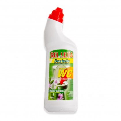 Detergente Wc Destello Frescor Lixvia Eucalipto 750ml
