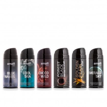 Desodorizante Spray Amalfi Forest Black 210cc 150ml
