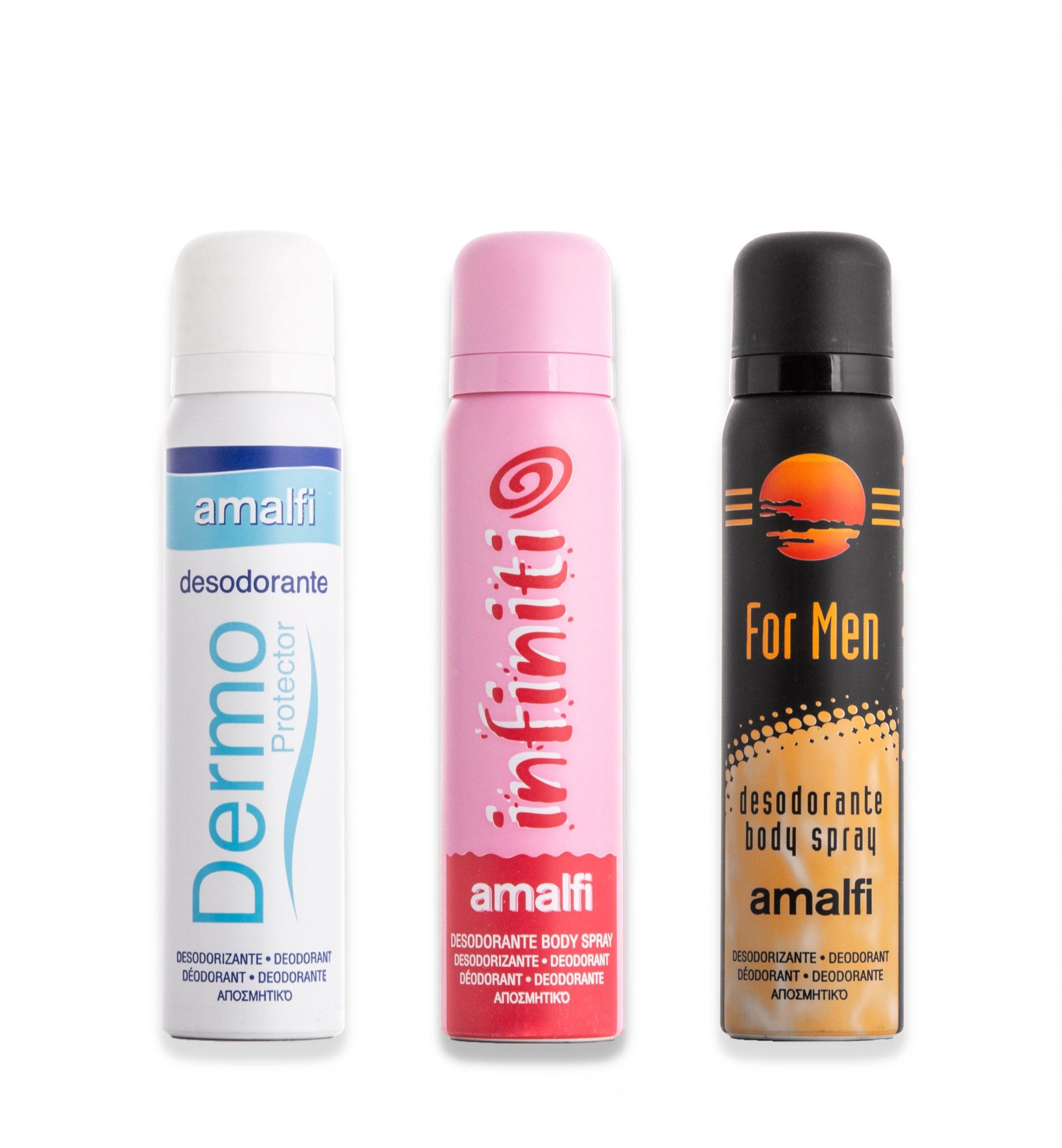 Desodorizante Spray Amalfi Dermo Infiniti 140cc 100ml