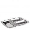 COOKWARE TRAVESSA BUFFET 3 DIVISOES INOX 30.3X21.3X21.4CM
