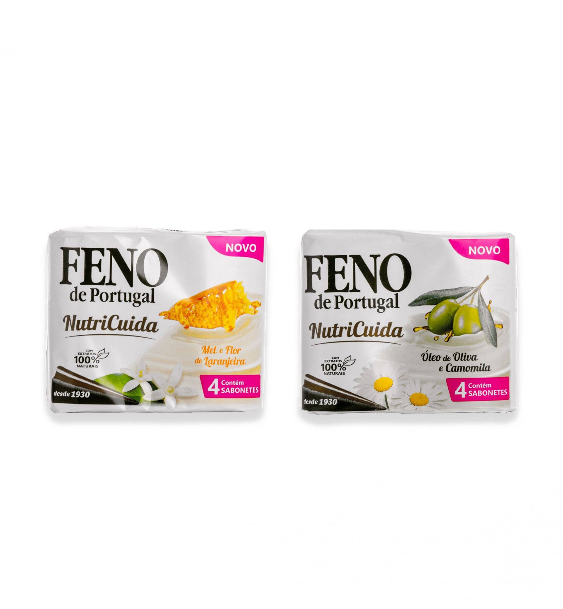 Sabonete Sólido Feno Mel E Flor Laranjeira 4X90gr