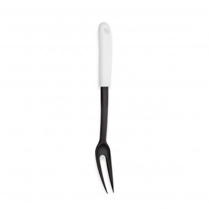 Garfo Nylon Living Preto / Branco 32cm