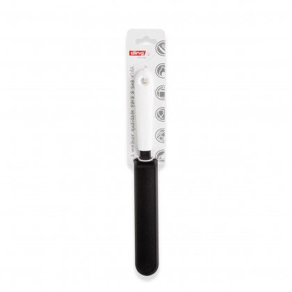 Esptula Nylon Living Preto / Branco 31cm