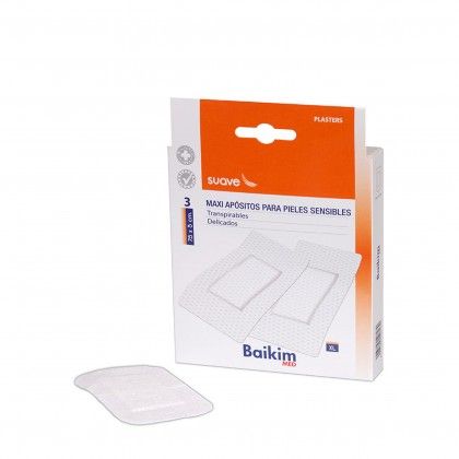 Pensos Adesivos Baikim 7.5X5CM Pack 3 Pensos Adesivos Baikim 7.5X5CM Pack 3