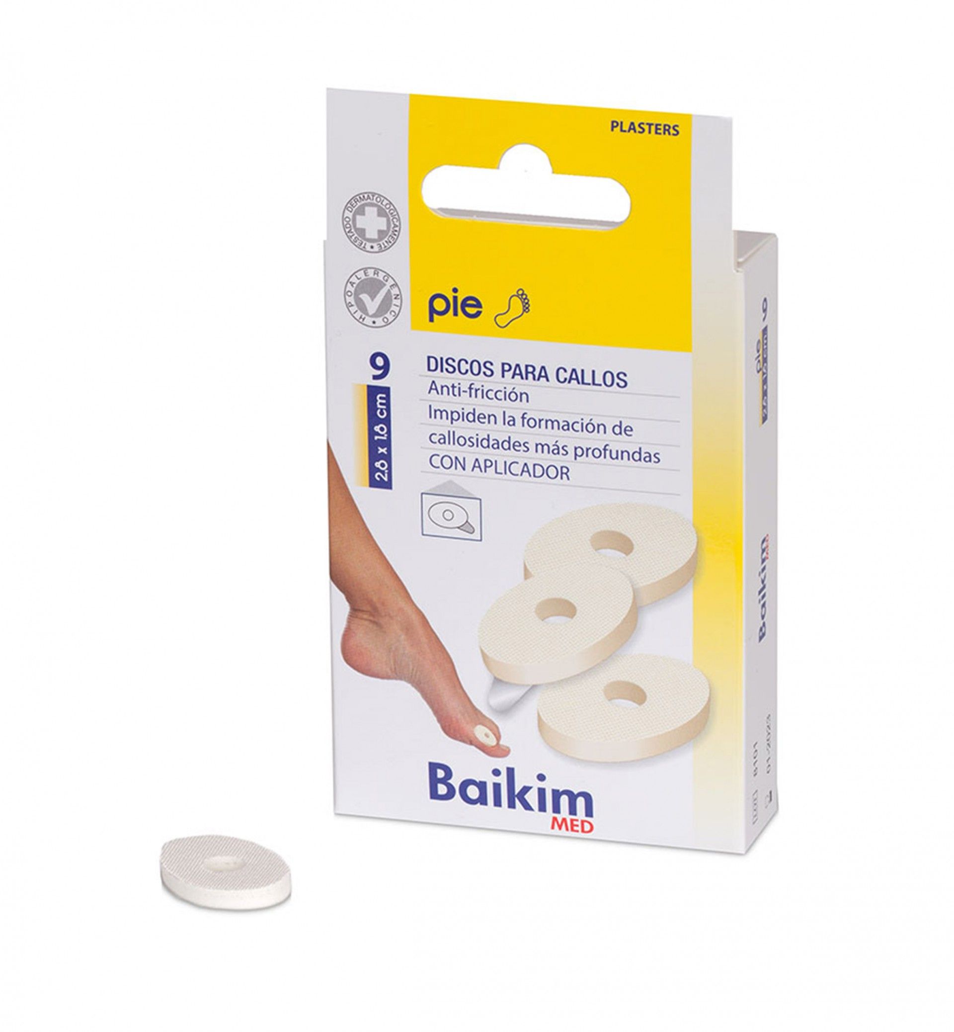 Discos Calosidades Baikim 2.8X1.8CM Pack 5