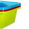 Bacia Plstico Quadrado Verde 8l 31X31X14cm