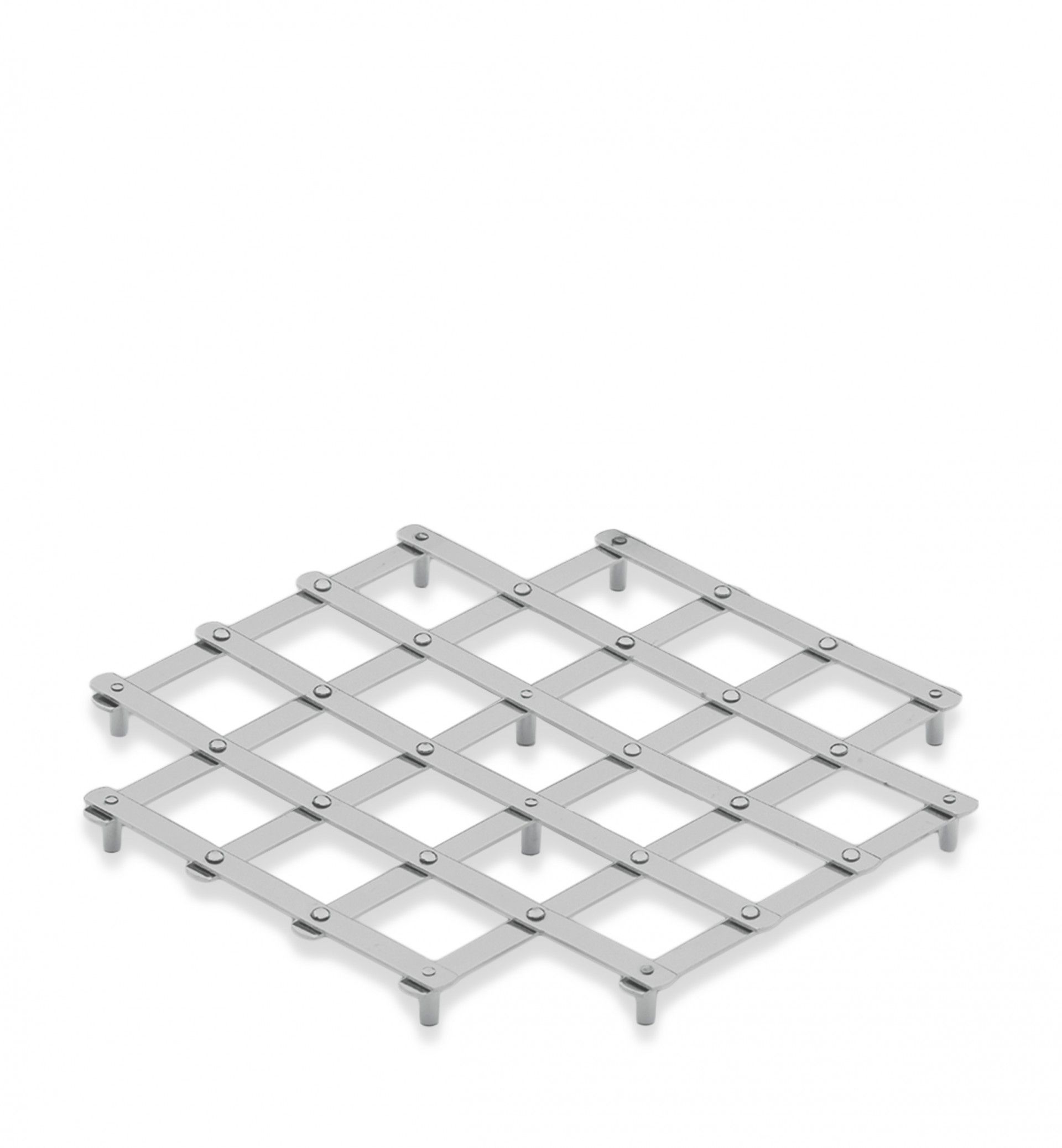 Base Quentes Inox Quadrado 23X23X2.5cm