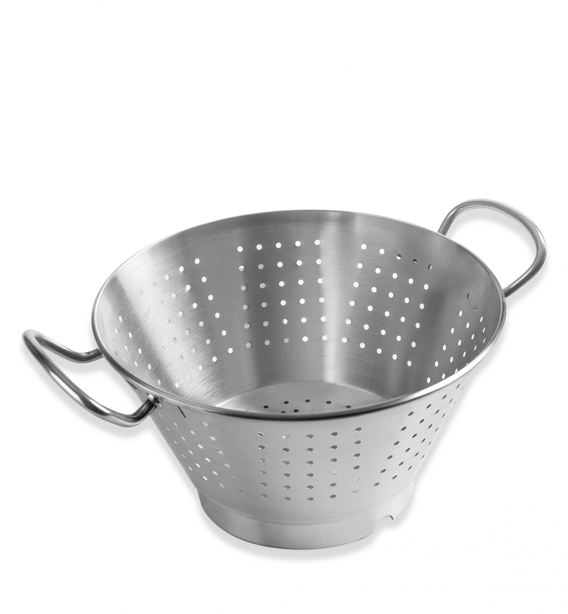Escorredor Cónico Inox com Base 14.5L 32X20cm