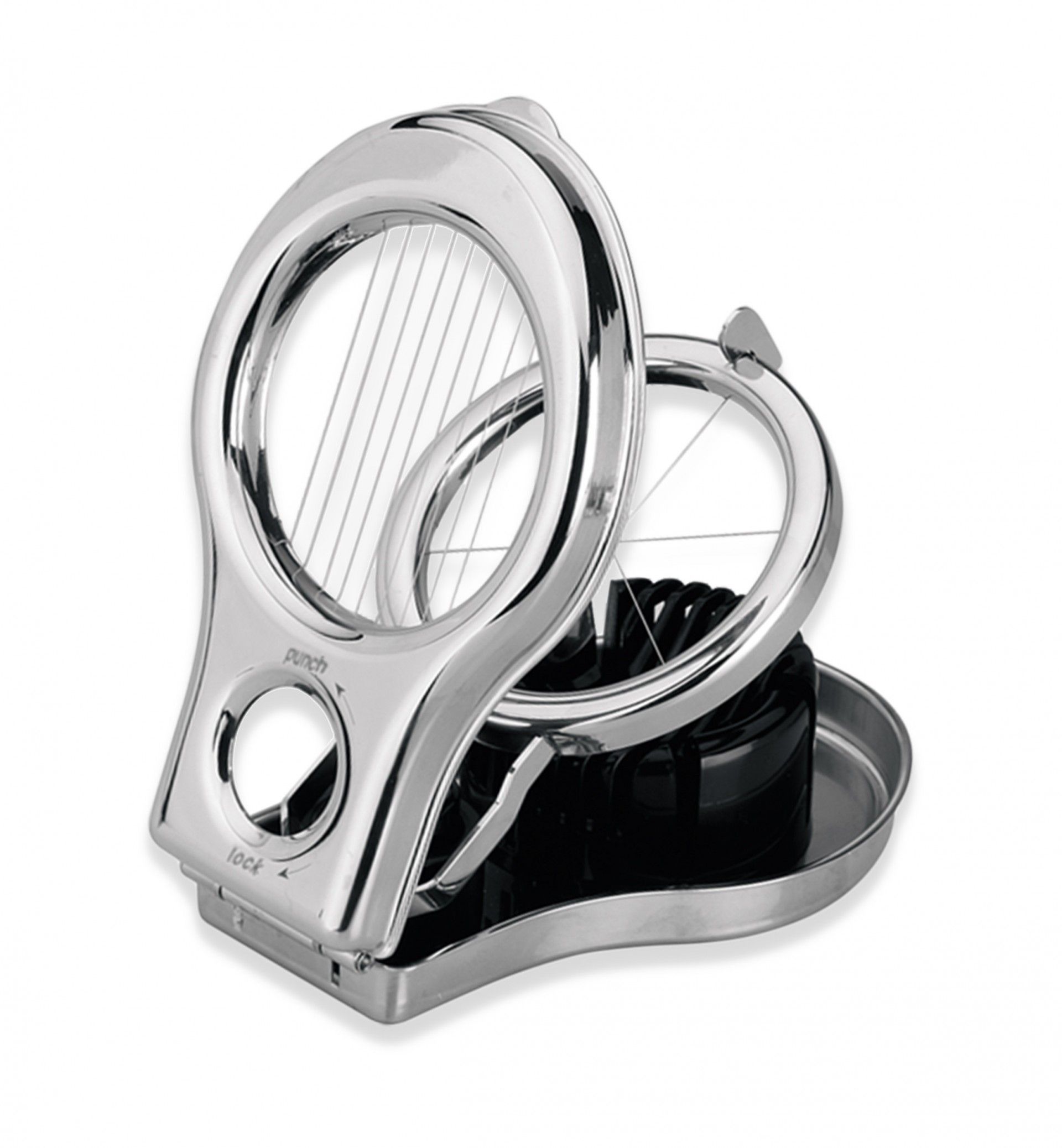 Corta Ovos Duplo Inox 15X10X3.7cm