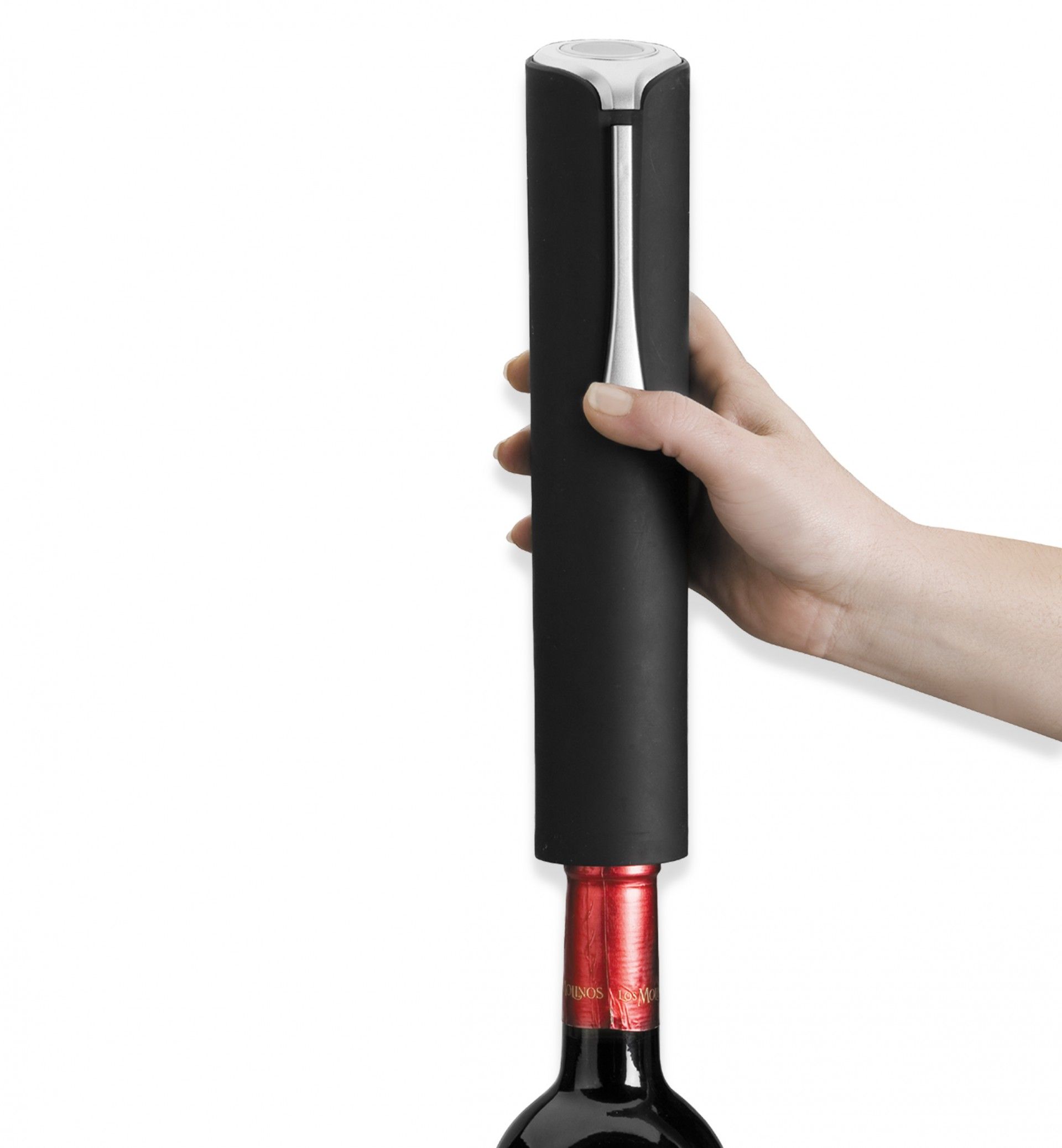 Saca-Rolhas Elétrico com Base Carregamento 1.2W 12X32cm