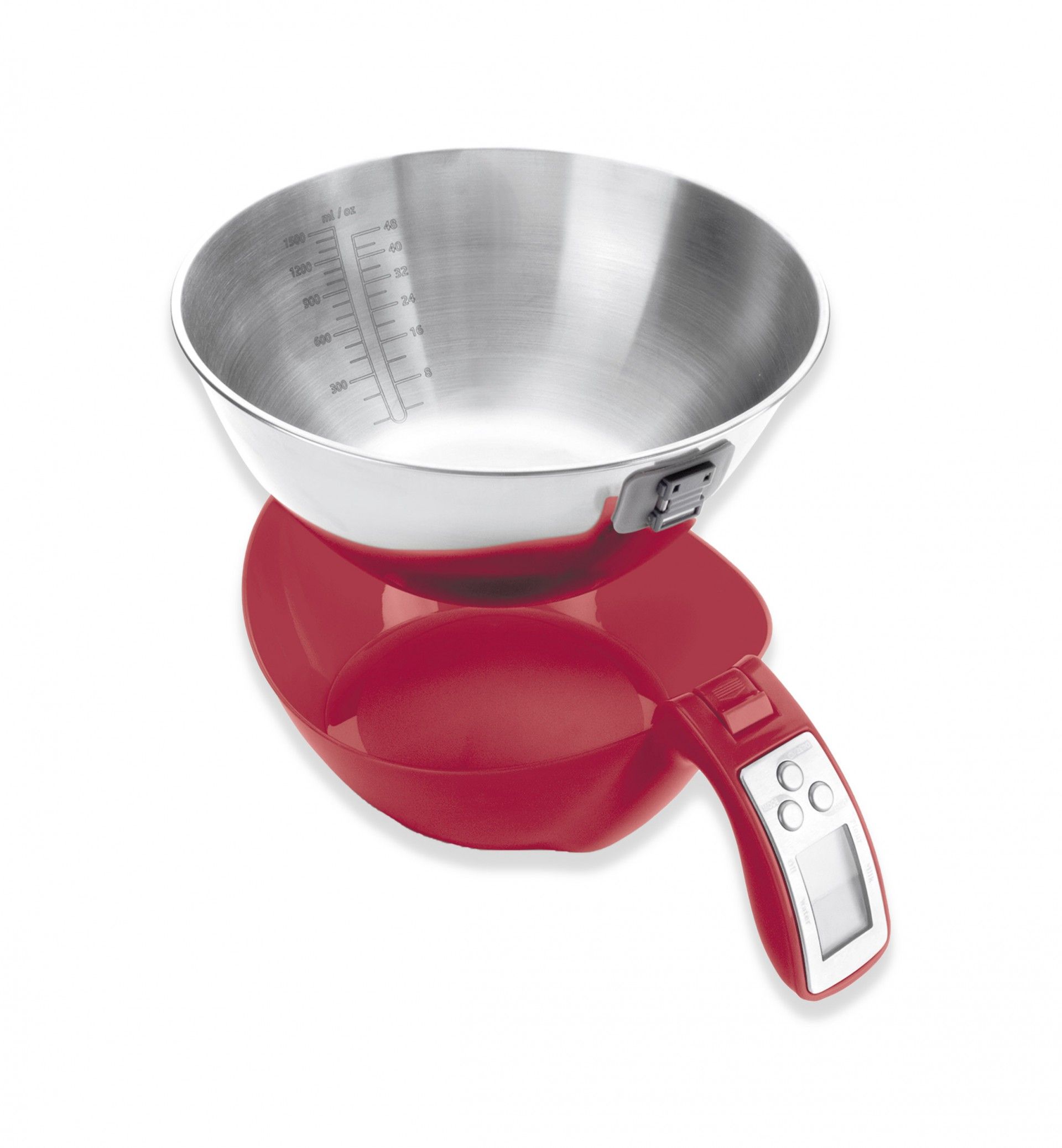 Balança Cozinha Digital Inox com Bacia 5kg 21cm
