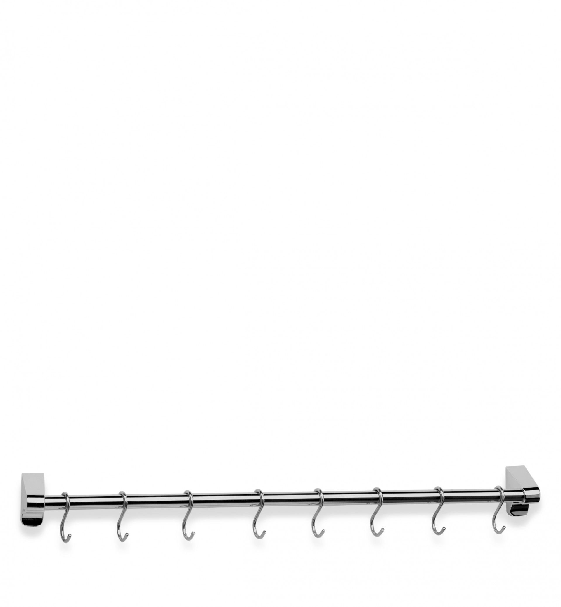 Barra Pedidos Inox 6 Ganchos 40cm
