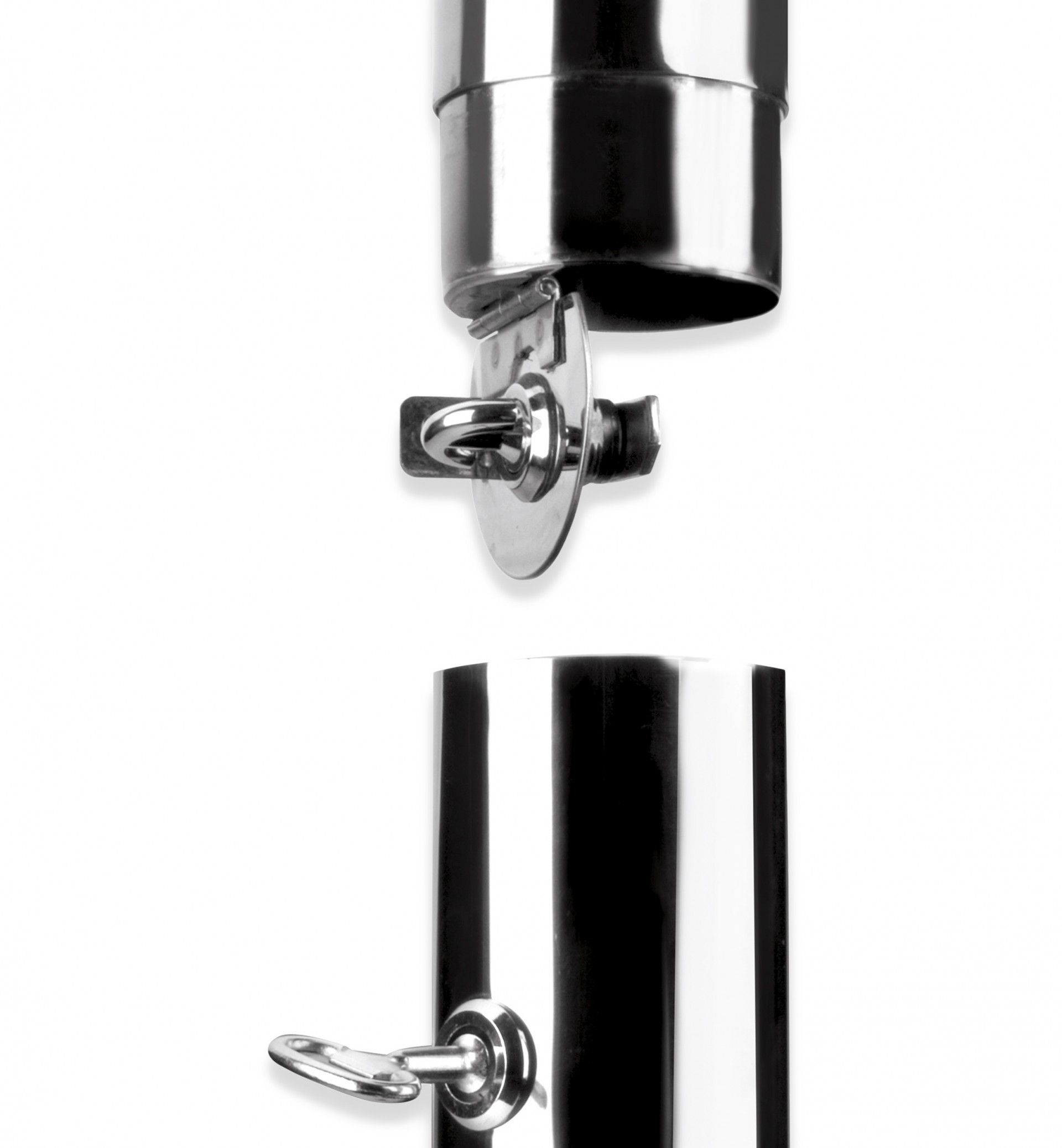 Cinzeiro Pé Inox Redondo 8X92cm