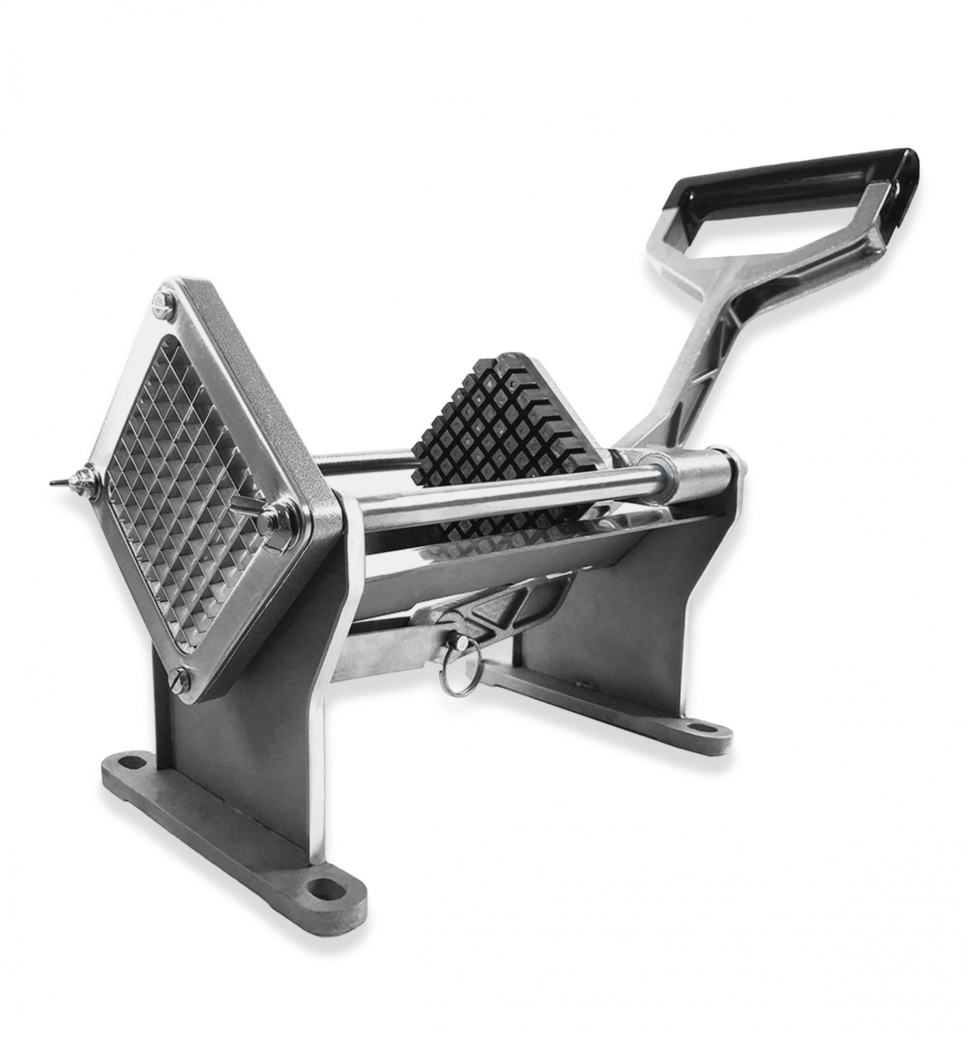 Máquina Cortar Batatas Alumínio Cinzento 26X26X42cm