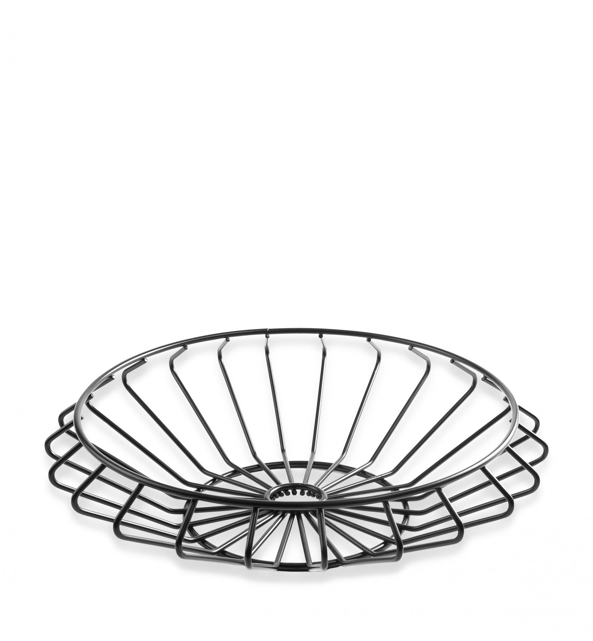 Fruteira Metal Redonda Baixa 34X9.5cm