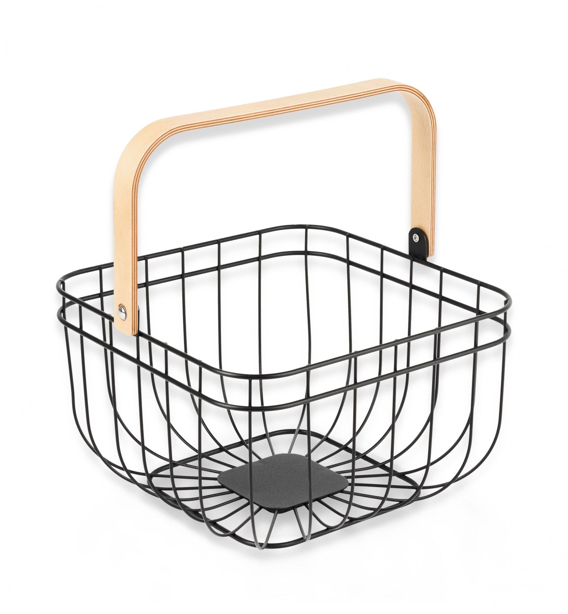 Fruteira Metal com Asa Quadrada 26X26X18.3cm