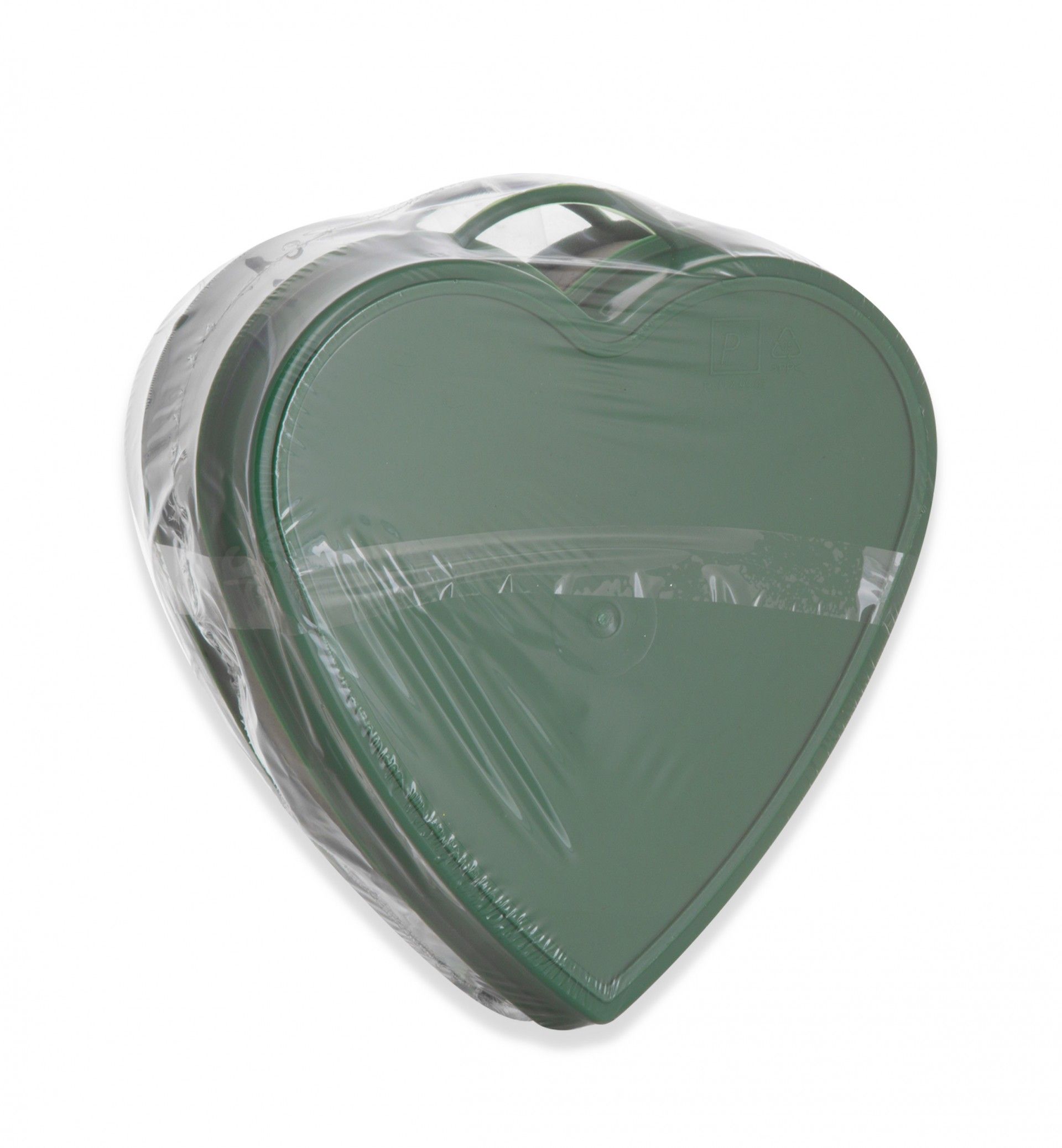 ESPONJA CORAÇÃO COM BASE 27CM PACK 2